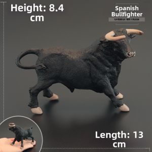 MENGSILE | Educational Realistic Spanish Bull Model Gift