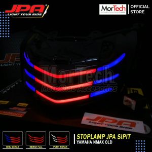 Stoplamp JPA Original Model Garis Mode Sipit / Transformer Yamaha Nmax Asli JPA plus Flasher Sen LED 2 mode Senja Sein Sen Yamaha Nmax Old 2014-2019 / Nmax New 2020