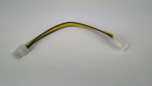 OULLX ATX 4 Pin Male to 4Pin Female Cable PC CPU P4 Motherboard Power Extension Supply Extension Cable Cord Connector Adapter