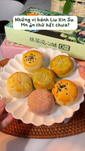 ( Quà Tặng) Hộp Bánh Trung Thu 6 Bánh Lava Trứng Chảy 4 Vị Siêu Ngon