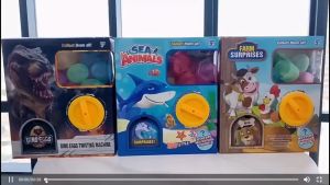 ของเล่นกล่องหมุนไข่สุ่ม ลุ้นสนุกกับโมเดลกว่า 10 แบบ สุดเซอร์ไพรส์ เล่นซ้ำได้ไม่จำกัด