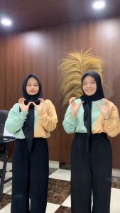 SWATSHIRT 1X: Kombinasi ARMY MUDA-COKSU & Basic Wanita Fashionable