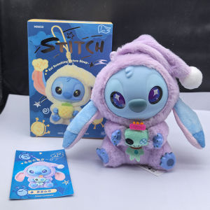 hot Stitch Eat Something Before Sleep Series Blind Box Plush Vinyl Toys Cute Doll Labub V3 Mystery Box Bag Pendant Decor Gift