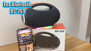 Loa Công Suất Lớn - Loa Bluetooth BS-269 - Kết Nối Không Dây – Âm Thanh Sống Động Pin 5H – Kết Nối Với Mọi Thiết Bị Thông Minh