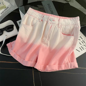 La Chapelle Spring Summer Plaid Floral Short Sleeve Shirt And Jeans High Waist Short Pants Two Piece Set Womens Fashion Casual Sportswear