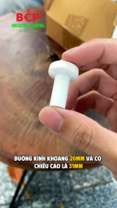 Hafele Quả Nắm Tủ H1340 110.35.771 - Thiết Kế Thanh Lịch Bền Đẹp Bảo Hành 12 Tháng Chất Liệu Hợp Kim Kẽm Màu Trắng Mờ Đường Kính Ø20mm