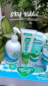 SR12 Kiddos Baby Care Package Daun Bidara Perawatan Kulit Bayi Sabun Sampo Anak BPOM