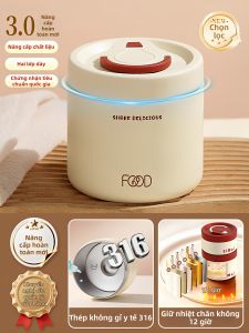 XIAOCHUSHU | Hộp Cơm Inox Có Thể Hâm Sưởi Di Động