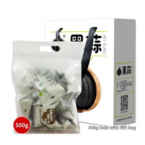 Single Clove Fermented Baked Snack Black Garlic