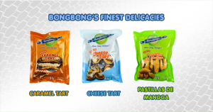 BONGBONGS Caramel tart 5s | Cheese tart 6s | Pastillas de mangga 6s