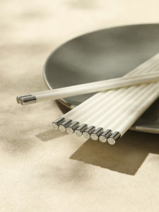 LOTUS BLUE | Attractive Food-grade Heat-resistant Ceramic Public Chopsticks