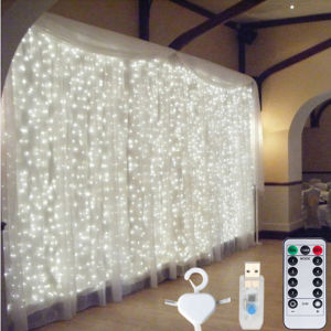3M USB LED Fairy String Curtain Fairy Lights Garland For New Year Holiday Party Wedding Christmas Bedroom Birthday Home Decor