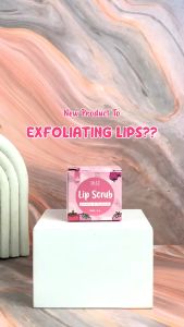 SR12 Lip Scrub Exfoliator Perawatan Bibir Mengangkat Sel Kulit Mati Pada Bibir BPOM