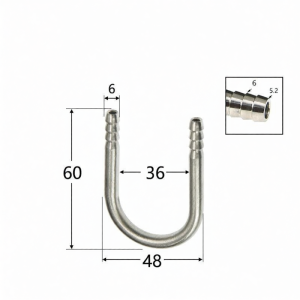 MUHUALAN | Stainless Steel U Shaped Hose Fitting