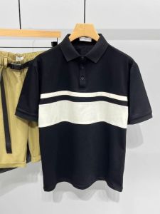 Áo Thun Nam Cổ Polo Sọc Mùa Hè 2023 Dáng Rộng Co Giãn Thoải Mái Đa Năng Thời Trang Nam Trẻ Trung Thường Ngày