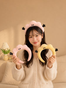 JIUDUOLAN | Cartoon Quirky Hairband for Face Masks