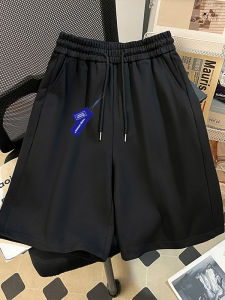 กางเกงขาสั้นกีฬาลำลองสไตล์อเมริกันย้อนยุค WASSUP กางเกงขายาวทรงหลวมสไตล์ลำลองฤดูร้อน 2025 กางเกงขายาวทรงหลวมสำหรับคู่รัก