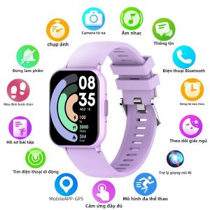 Đồng Hồ Thông Minh 5 Lite Phiên Bản Toàn Cầu Chống Nước Có Chức Năng Gọi Bluetooth Theo Dõi Sức Khỏe Màn Hình Cảm Ứng Đầy Đủ 1.83 Inch Hơn 100 Chế Độ Thể Thao Dành Cho Nam & Nữ