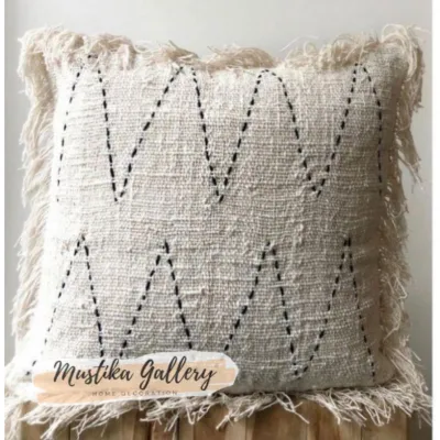 (013)sarung bantal sofa/cushion cover bohemian zigzag