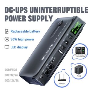 Professional Emergency UPS Power Supply 5V-24V DC Output AC85-265V Input EU/US Plug Optional for Router Optical Cat and Phone