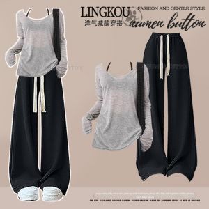 NUMEN BUTTON | Bộ Đồ Hè Thanh Lịch Giúp Giam Cân Cho Kích Cỡ Lớn