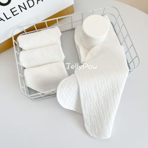 Pure Cotton Soft Baby Towel for Feeding Cleaning Face And Bathing Newborns Soft White Infant Drool Towel Baby Bath Supplies