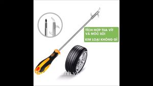 Dụng cụ móc lốp Dụng cụ nạy đinh móc đá cát - Bảo vệ lốp xe ô tô xe máy xe tải - Dùng làm tua vít - Thoát hiểm