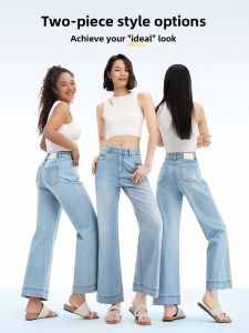 HIPPIE MISS | Bohemian Flare Slim Fit Denim Pants