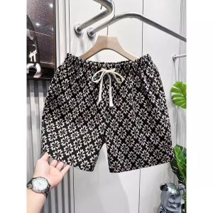 Quần Short Kẻ Caro Cỡ Lớn 300 Pound Thời Trang Nam Mùa Hè Quần Dài Ống Đứng Rộng Rãi Thường Ngày Quần Đi Biển