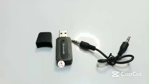 Bluetooth Audio Receiver Car / Usb Wireless Speaker Music Stereo 3.5mm Receiver Adapter + Kabel Aux