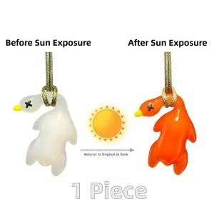 UV Color Changing Duck Pendant