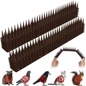 12/24Pcs BIRD Repeller Spikes Anti Pigeon Anti-BIRD กระรอกปีนแมวยับยั้งผนังรั้วสวน Spikes กลางแจ้ง