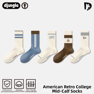 djungle | American Retro Collegiate Style Couple Socks
