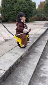 Toddler Tricycle with Push Handle for 1-3 Year Old Boys and Girls Kids Push Trike with Safe Bar Toddler Bike Convert to Balance Bike Birthday Gifts and Toys for Baby