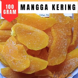 MANGGA KERING 100 GRAM MANGGA CIREBON MANGGA SISIR MANISAN BUAH KERING MANISAN BUAH CIANJUR PAKET HEMAT CAMILAN BUAH OLAHAN BUAH