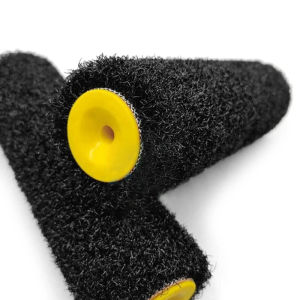 แปรงลูกกลิ้งไฟเบอร์ขนาด 9 นิ้วสําหรับแอปพลิเคชันสีโป๊วพื้นผิวศิลปะผนัง - เครื่องมือ DIY ตกแต่งบ้าน