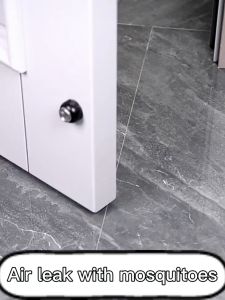 PVC Soundproof Flexible Door Bottom Sealing Strip Prevents dust wind and cockroaches  Seal Strip 96cm Guard sealer Stopper  Cut free Door weatherstrip Dust-proof Wind-proof Insect-proof Rat-proof Washable Door Barrier Eyebrow