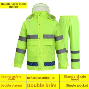 KOOZYORE | Durable Reflective Waterproof Double-layered Raincoat and Pants Set