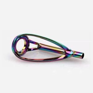 Anti-Tangle Ceramic Stainless Steel Top Ring Sharp Ring Line Guide Ring Fishing Line Ring Outdoor Camping Travel Gear