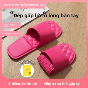MONLEYTA | Dép đi du lịch có thể gập lại Dép đi trong nhà phòng tắm chống trượt cho nam và nữ Dép dùng một lần cho khách sạn khi đi công tác