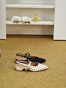 Daphne | Polka Dot Mary Jane Pumps Summer New Ladies Sandals