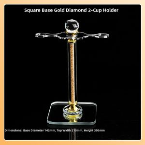Creative Crystal Glass Hanging Rack Wine Glasses Storage