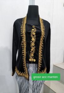 Kebaya Bludru Kutu Baru Bordir Corneli Premium