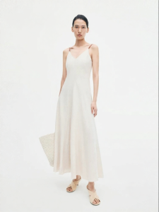 edition | Summer New Arrivals Leather Trim Linen Dress