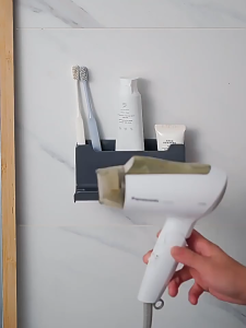 AOJN ที่วางเครื่องเป่าผมติดผนังสำหรับห้องน้ำสไตล์โมเดิร์น