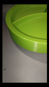 12 PCS 3 SECTION PLASTIC PLATE/ PARTY PLATE/ CHILDREN PLATE/ PLATO/ DIET PLATE