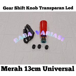 GEAR KNOB TRANSPARANT 13CM UNIVERSAL LED