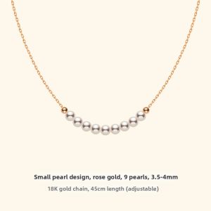 Helas | Akoya Pearl Necklace 18K Gold