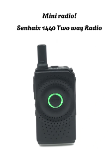 Senhaix 1440 Two-Way Radio 2W Ultra Thin Mini Walkie Talkie Portable 1500mAh High Li-On Battery and USB Direct Charge Original COD