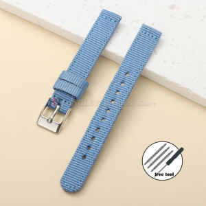 8mm 10mm 12mm Ultra-thin Watch Strap Nylon Canvas Sport Watch Band Slim Fashion Womens Universal Bracelet for DW for Lola Rose